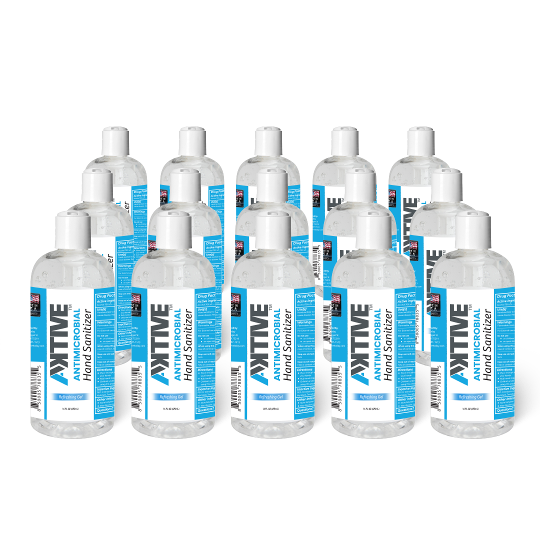 Aktive Hand-Sanitizer 16oz / 70% Ethanol (15 Count Pack)