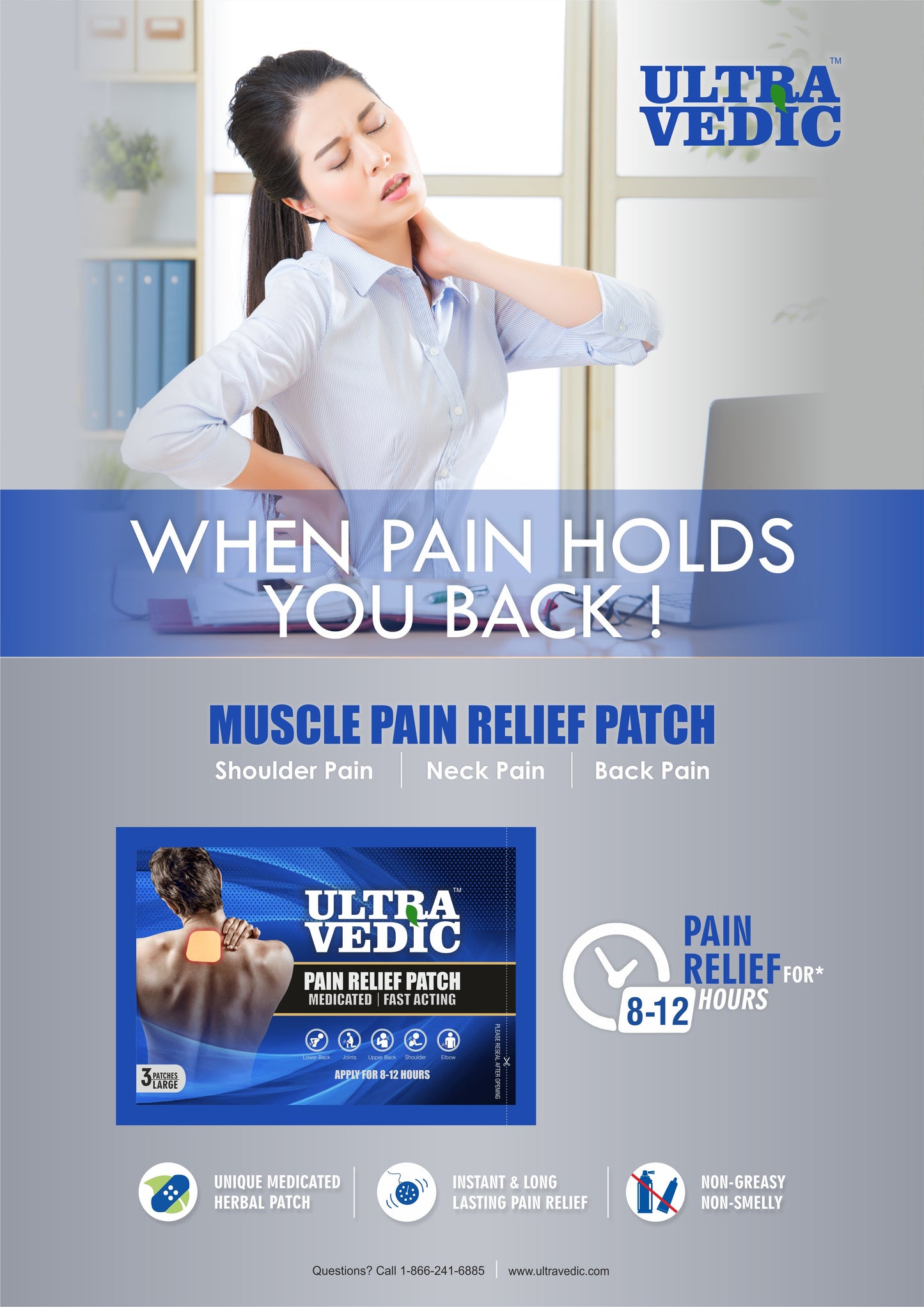 ULTRA VEDIC™ Pain Relief Patch