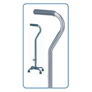 Carex Quad Cane with Large Base & Offset Handle