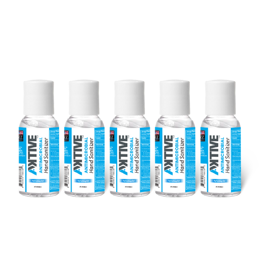 Aktive Hand-Sanitizer 4oz / 70% Ethanol (5 Count Pack)